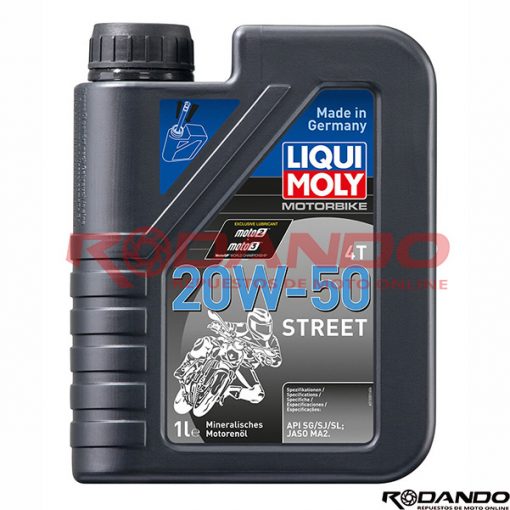 liqui 20w50 street