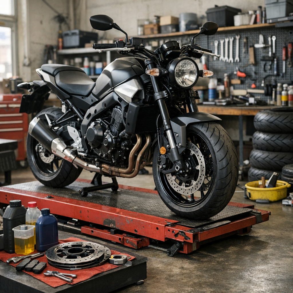 Motos en servicio: mantención clave y repuestos para tu seguridad